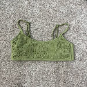 Green Bathing suit top